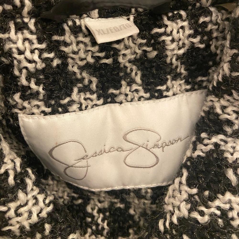 Black and white jacket